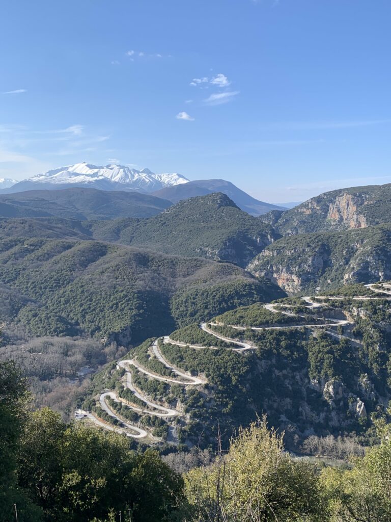 GRECE CAMPING CAR ROUTE